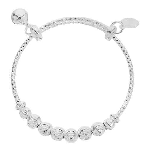 minkissy Armreif Mit Verstellbarem Design Glöckchen Und Herzanhänger Als Geburtstagsgeschenk Für Jungen Und Mädchen Robust Und Langlebig von minkissy