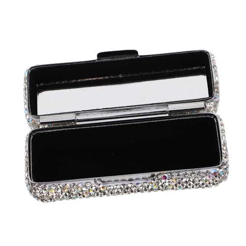 minkissy Reise-Lippenstift-Organizer Tragbares Lippenstift-etui Mit Spiegel Make-up-aufbewahrungsbox Für Die Handtasche von minkissy