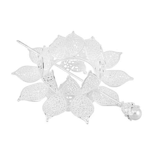 minkissy Blumen Haarnadel Im Chinesischen Stil Lotusdesign Metalloberfläche Anlaufbeständig Retro Haaraccessoires Für Damen Stirnband Schmuck Für Hochzeit Und Kulturelle Veranstaltungen von minkissy