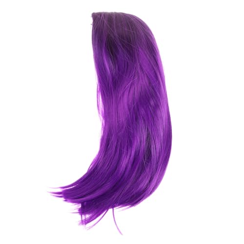 minkissy Farbverlaufs Bob Perücke Damen Violett Farbverlauf Bob Haar Kunsthaar Perücke Für Fasching Halloween Cosplay Partys Oder Alltag von minkissy