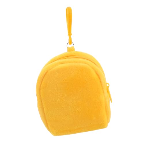 minkissy Süße Plüsch Geldbörse Kleine Schlüsselanhänger-Tasche Mit Reißverschluss Münzbeutel Für Kleingeld Und Kleinigkeiten Praktische Aufbewahrungstasche von minkissy