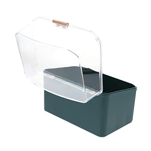 minkissy Kasten Kosmetische Aufbewahrungsbox Organizer Für Make-up-Pinsel Badezimmer-Organizer Aufbewahrungskoffer Für Kosmetika Organisatoren Bilden Bücher Mit Deckel Student STK von minkissy