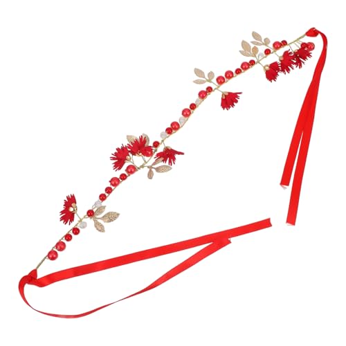 minkissy Braut Haarband mit Strass und Künstlichen Perlen Verstellbarer Hochzeitsschmuck für Bräute und Brautjungfern Stilvolles Haardiadem Geeignet für Hochzeiten und Festliche Anlässe von minkissy