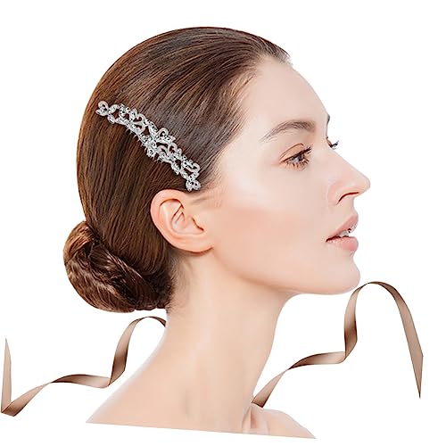 minkissy Seitenkamm Für Hochzeitshaare Haarnadel Aus Legierung Haarkamm Haarschmuck Haaraccessoires Blumen Haare Hoch Braut Weiß von minkissy