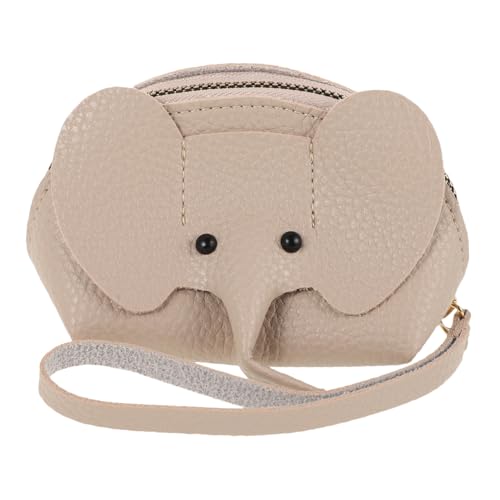 minkissy Elefanten Geldbeutel Aus Strapazierfähigem Pu-Material Kompakte Münztasche Kleine Damen-geldbörse Mit Cartoon-Design Leicht Und Tragbar Für Alltag Und Reisen von minkissy