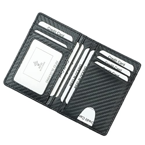 minkissy Geldbörse Herren RFID Schutz Einfache Kreditkartenetui Mit Für Bargeld Organizer Für Männer Geeignet Für Business Party Und Alltag von minkissy