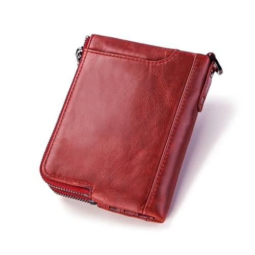 minkissy Lange Clutch Für Männer Kreditkartenetui Leder Elegante Geldbörse Herrenbrieftasche Anti-diebstahl RFID Schutz Multifunktionale Halter von minkissy