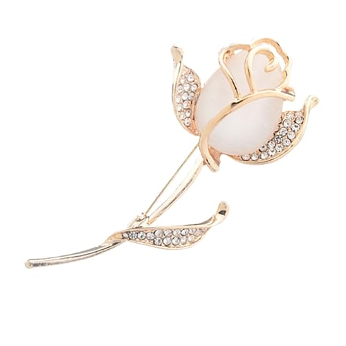 minkissy Brosche Legierung Opal Anstecknadel für Frauen Accessoire für Hochzeiten Geburtstage Weihnachten und Gold von minkissy