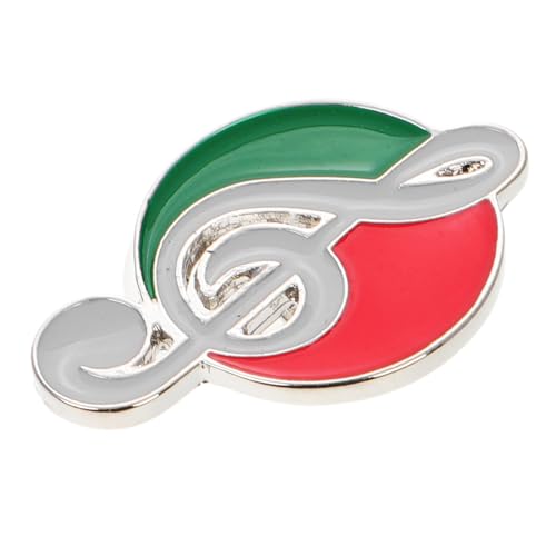minkissy Brosche für Musik instrumente Lapel Pin Brosche Musiknoten Brosche Hemd Brosche Noten Symbol Schmuck Kleidung Accessoires Brosche Musiknadeln für Jacken Gitarrennadeln Legierung von minkissy