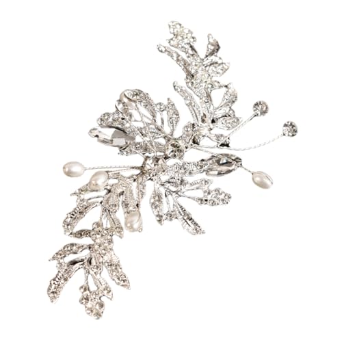 minkissy Brustbrosche Braut-pin Anstecknadel Schmuck Hochzeit Heiraten Bobby Broschen Und Für Frauen Strassbroschen Für Damen Party Strassbrosche Pin Silver von minkissy