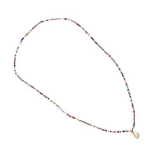 minkissy Bunte Perlen Halskette Böhmen Stil Perlen-schlüsselbeinkette Halsketten Für Frauen Halsschmuck Perlenhalskette von minkissy