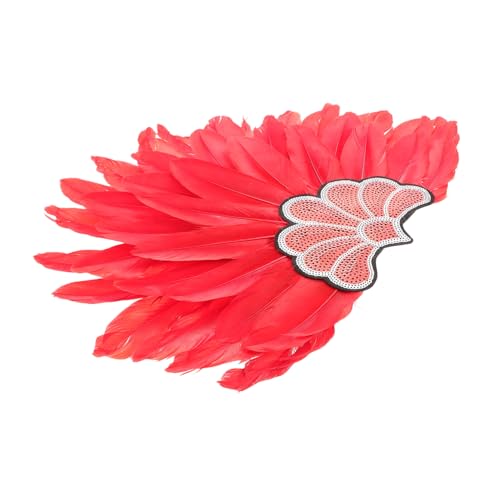 minkissy Karnival Zubehör Damen Plume Haarreif Mit Bunten Federn Vintage Kopfschmuck Für Showgirls Und Kostüme Für Karneval Und Partys von minkissy