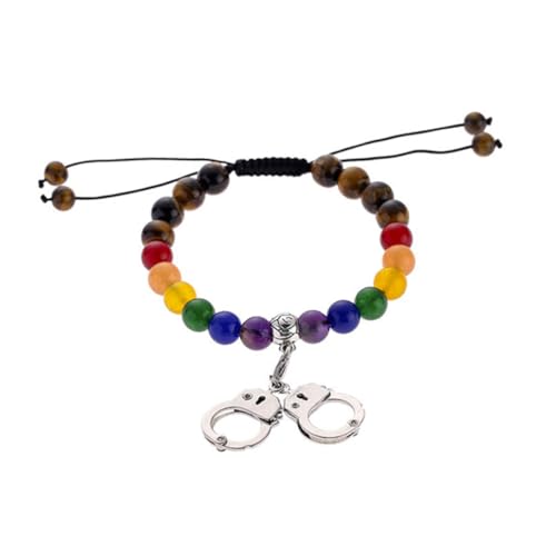 minkissy Buntes Regenbogen Armband für Frauen und Jungen Leichtes Komfortables Lgbtq Pride Schmuckstück zum Tag Langlebig und Modisch für Alltag und Festival von minkissy