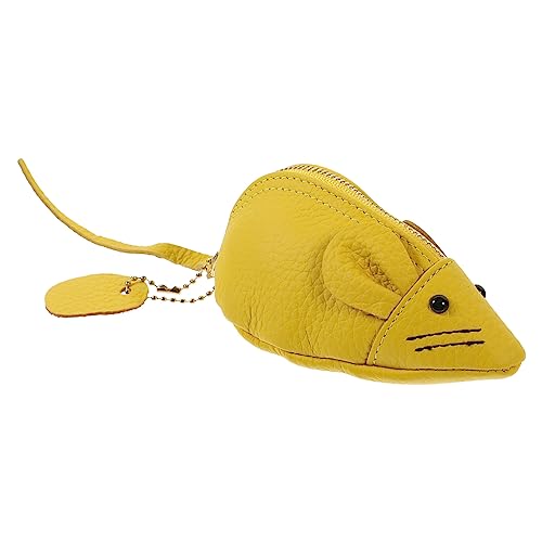 minkissy Münztasche Für Wechselgeld Cartoon-Design Geldbeutel Aus Weichem Material Schlüsselbeutel Mit Cartoon-Motiv Mausform Tasche Für Münzen Und Kleingeld von minkissy