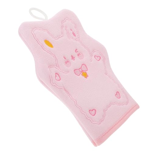 minkissy Cartoon Kids Bath Mitt Dual-use Exfoliating Scrubbing Glove Für Sanfte Rückenreinigung Tiefenreinigende Waschhandschuhe Mit Niedlichem Design Für Baden Von Kindern von minkissy