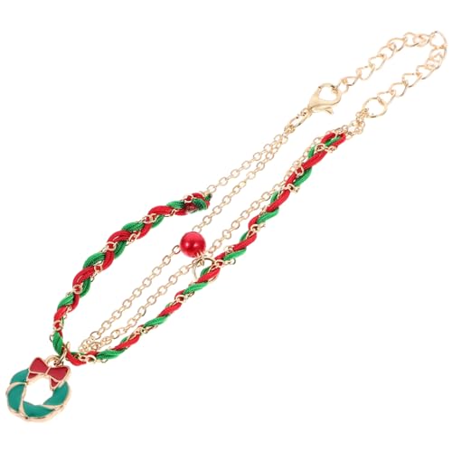 minkissy Chic Weihnachtsarmband Handgefertigt Nylon Armband Xmas Schmuck Geschenk für Frauen und Männer Alltagsschmuck Geschenkidee für Freundinnen und Familie von minkissy