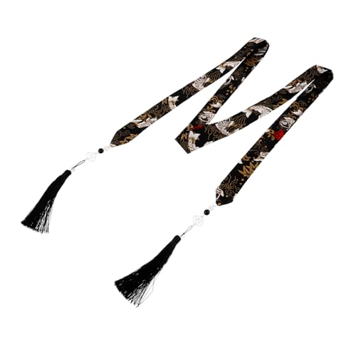 minkissy Langes Haarband Mit Quaste Für Frauen Stirnband Kopfschmuck Haarband Stoffschals Fürs Haar Band Fürs Haar Haarschal Schal-stirnbänder Für Frauen von minkissy