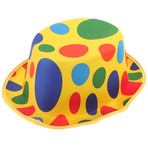 minkissy Clownhut Clown-gastgeschenke Kostüm Stroh Erste Clown-hut-stirnband Clownhüte Clown-kopfbedeckung Clown-partyhüte Lustig Party-clown-hut Vlies Colorful minkissy Clownhut Clown-gastgeschenke Kostüm Stroh Erste Clown-hut-stirnband Clownhüte Clown-kopfbedeckung Clown-partyhüte Lustig Party-clown-hut Vlies Colorful von minkissy