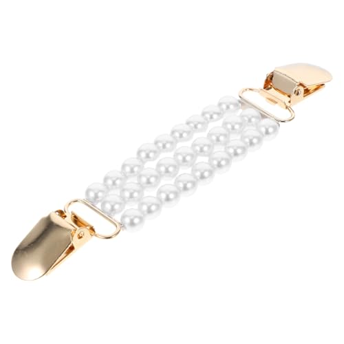 minkissy Damen Cardigan Clip mit Kunstperlen Eleganter Schal Clip für Pullover und Kleider Exposure Brosche für Besondere Anlässe und Alltag von minkissy