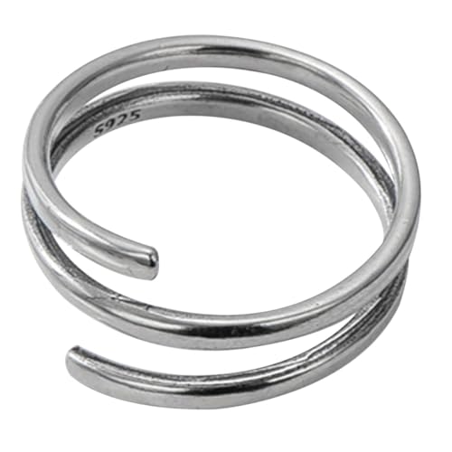 Damen Fingerring Reinem Silber Verstellbarer Offener Ring Modischer Zehenring für Hochzeit Elegantes Design für Partys von minkissy