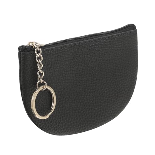 minkissy Mini-geldbörse Für Damen Mit Reißverschluss Und Schlüsselanhänger Kleine Münzbörse Zum Aufbewahren Von Münzen Und Lippenstift Praktisch Und Langlebig von minkissy