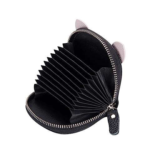 minkissy Damen Geldbörse mit Mehreren Kartenfächern Große Kapazität Strapazierfähigem PU Material für Id Karten Bankkarten Sicheres Design für Unterwegs von minkissy