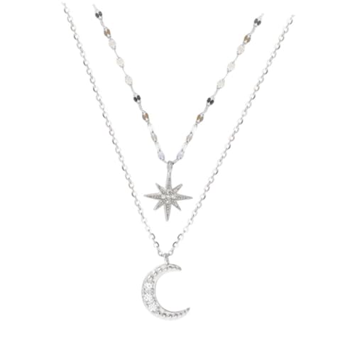 minkissy Mehrlagige Halskette Mit Strasssteinen Verstellbares Design Für Damen Und Mädchen Elegant Für Hochzeiten Feiern Und Andere Anlässe von minkissy