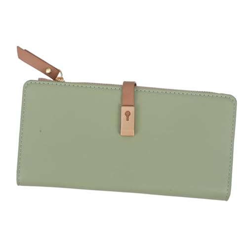 minkissy Damen Lange Geldbörse PU Mit Reißverschluss Clutch Bag Für Frauen Für Karten Münzen Bargeld Für Party Reisen Zartem von minkissy