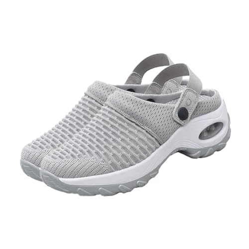 minkissy Damen Mesh Sandalen Leichtgewichtige Rutschfeste Sportsandalen mit Atmungsaktivem Netzstoff Bequeme Fußpolsterung für Sommer und Lange Spaziergänge Modisch und Vielseitig Tragbar von minkissy