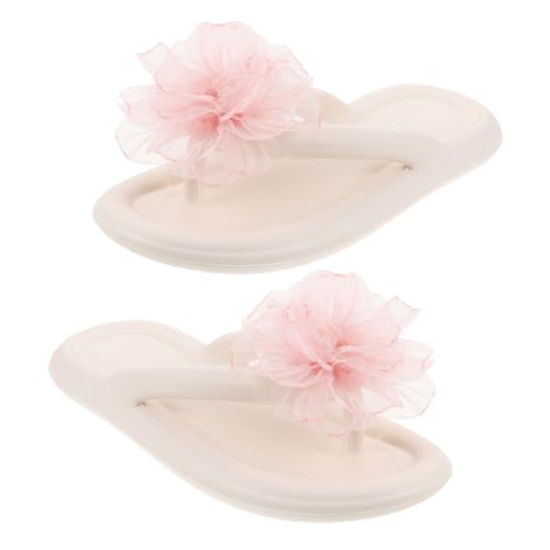 minkissy Damen Sandalen Zehentrenner Sommer Flach Rutsch Strand Schuhe Leicht Schnelltrocknend Für Urlaub Freizeit von minkissy