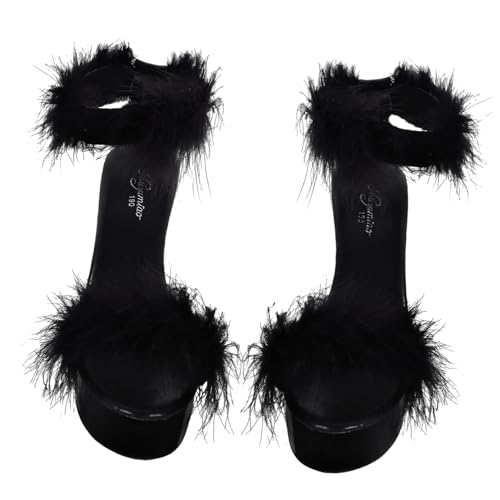 minkissy Damen Sandalen mit Superhohem Pfennigabsatz Wasserdichte Plateau Sandaletten mit Federleichtem Design Rutschfeste Sohle Atmungsaktiv und Langlebig für Anlässe minkissy Damen Sandalen mit Superhohem Pfennigabsatz Wasserdichte Plateau Sandaletten mit Federleichtem Design Rutschfeste Sohle Atmungsaktiv und Langlebig für Anlässe von minkissy