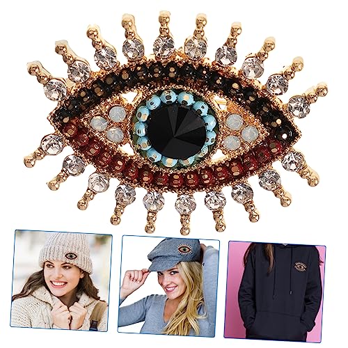 minkissy Devil Eye Brosche Pin Dekoration für Schals und Pullover Stilvolles Schmuckstück für Frauen für Besondere Anlässe und Tägliche Outfits von minkissy