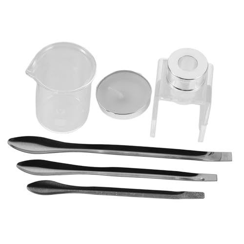 minkissy Diy Lippenstift Herstellungsset Messbecher Lippenstiftform Wachskerze Und Löffel Für Lippenstift Reparatur Bastelwerkzeug von minkissy