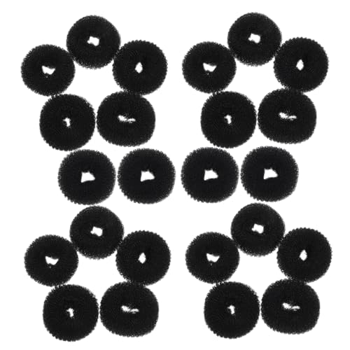 minkissy 24stücke Teiliges Haarbun-maker-set Für Kreative Frisuren Donut-haarbuns Für Haartypen Flechtwerkzeug Für -styling Für Damen Und Mädchen von minkissy