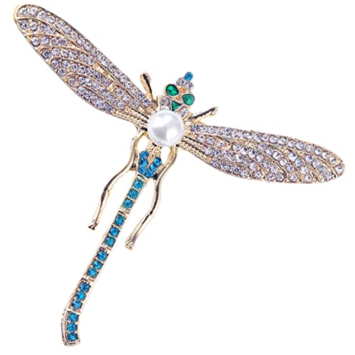 minkissy Libellenbrosche Mit Strass Für Damenkleidung Reverspin Schalbrosche Hutbrosche Metallbrosche Mit Dekoration Für Anzüge von minkissy