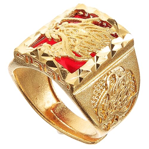 minkissy Drachenring Für Verstellbarer Offener Aus Edelstahl Modischer Schmuck Im Chinesischen Stil Für Jungen Und Mädchen Für Festivals Und Besondere Anlässe von minkissy