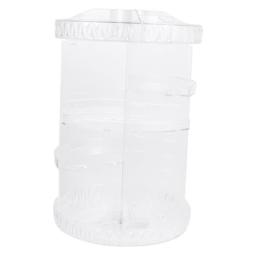 minkissy Kosmetikregal Acryl-aufbewahrungsbox Make-up-aufbewahrungsregal Einfacher Kosmetik-organizer Englische Verpackung Mit Anleitung von minkissy