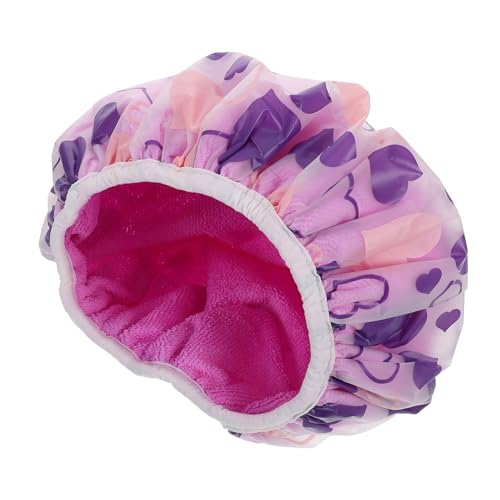 minkissy Duschhaube Für Damen Doppellagiges Handtuch Elastisches Band Für Bad Dusche Und Langes Haar Wiederverwendbar Trockenhaube Duschen von minkissy