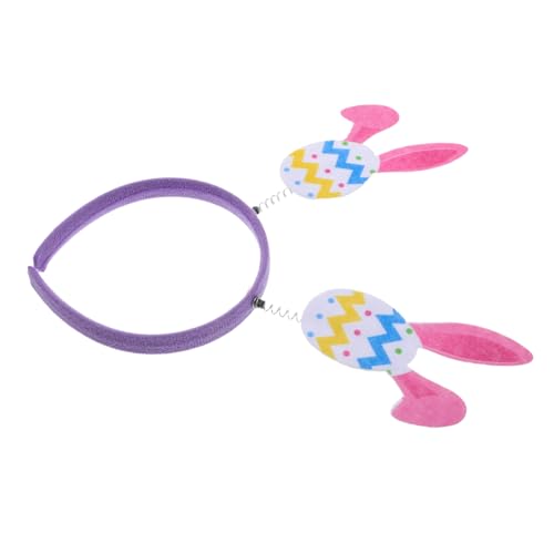 minkissy Ears Haarreif Mit Bunten Ostereiern Festliche Kopfbedeckung Für Erwachsene Und Mädchen Für Osterfeiern Und Cosplay-events von minkissy