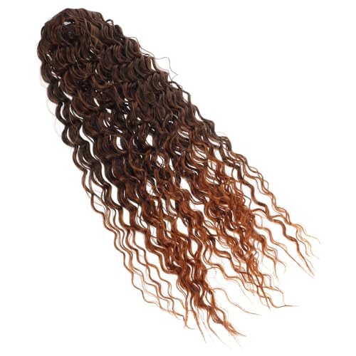 minkissy Curly Ponytail Haarverlängerung Mit Elastischem Zugband Für Frauen Inspirierte Locken Vielseitig Einsetzbar Für Jeden Anlass Lang Synthetisches Haarstück von minkissy