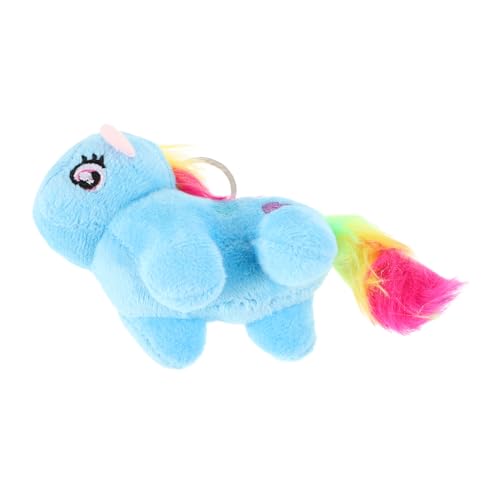 minkissy Einhorn-schlüsselanhänger Aus Plüsch Süße Stofftier-anhänger Für Rucksäcke Und Handtaschen Weicher Plüsch-schlüsselring Als Party-souvenir Und Taschen-accessoire von minkissy