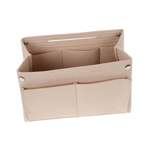 minkissy Filz-geldbörseneinsatz Organizer Für Handtasche Kleine Babytasche Weiche Filztasche Make-up-Organizer Für Reisen wasserdichte Kulturtasche von minkissy