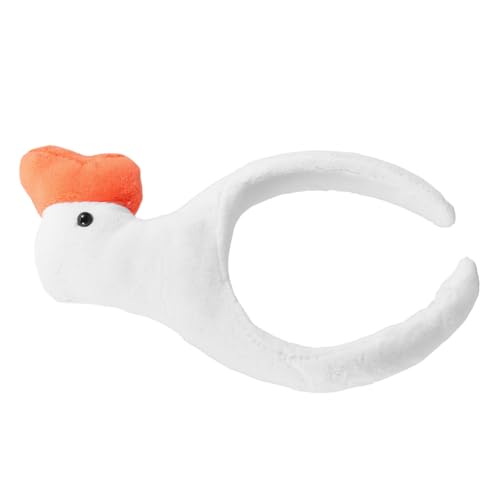minkissy Enten-stirnband Cartoon Haarreifen Tierkopfschmuck Party Stirnbänder Für Fotos Geburtstagsfeiern Cosplay Bühnenauftritte Ostern von minkissy