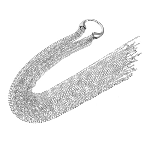 minkissy Quaste Kette Braut Haar Schmuck Pferdeschwanz Zubehör Material Frauen Haarband für Hochzeit von minkissy