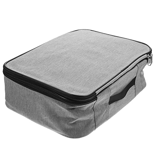 minkissy Faltbare Dokumentenbox mit Schloss wasserdichte Aufbewahrungstasche für Haushaltsdokumente Mehrlagiger Zertifikats Organizer Doppelte Reißverschlüsse Zufällige Zufällige Farbe von minkissy