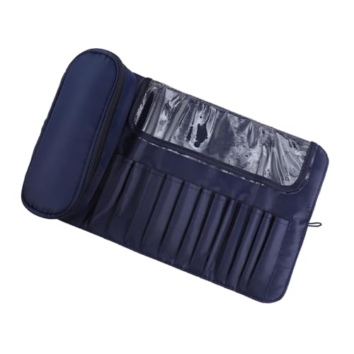 minkissy Faltbare Makeup Pinsel Aufbewahrungstasche Multifunktionale Kosmetik Tasche Wasserabweisender Organizer Für Makeup Werkzeuge Für Zuhause Unterwegs von minkissy
