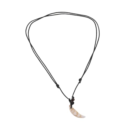 minkissy Faux Tooth Halskette Herren Verstellbar Anhänger Tribal Stil Langlebiges Material Modisch Individuell Handpoliert Einzigartiger Schmuck minkissy Faux Tooth Halskette Herren Verstellbar Anhänger Tribal Stil Langlebiges Material Modisch Individuell Handpoliert Einzigartiger Schmuck von minkissy