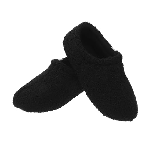 minkissy Flauschige Herren Hausschuhe mit Memory Schaum Geschlossener Zehenbereich Warm Gefüttert Rutschfeste Indoor Slipper mit Weichem Plüschfutter für Zuhause und Flugzeug minkissy Flauschige Herren Hausschuhe mit Memory Schaum Geschlossener Zehenbereich Warm Gefüttert Rutschfeste Indoor Slipper mit Weichem Plüschfutter für Zuhause und Flugzeug von minkissy