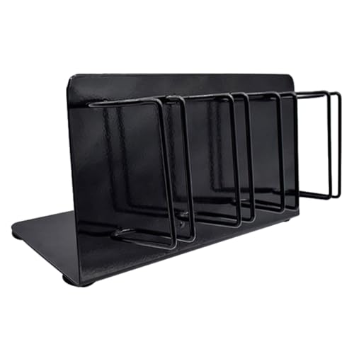 minkissy Friseur-und Friseur werkzeuge Bartschneidefänger Haarschneidemaschine föhn ständer friseurbedarf Friseur Werkzeug Organizer Haarschneidergestell Behälter für Haarschneider Stahl von minkissy