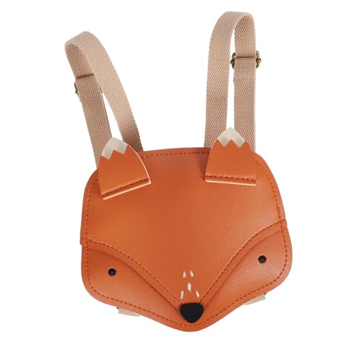 minkissy Fuchs Kleiner Rucksack Geldbörse Für Mädchen Pu Verstellbarer Rucksack Für Reisen Festivals Und Täglichen Gebrauch Süßes Ebene Design Klein Leicht Vielseitig Einsetzbar von minkissy